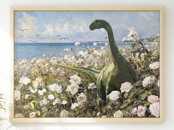 Beautiful Dinosaur Art for Adults and Children.