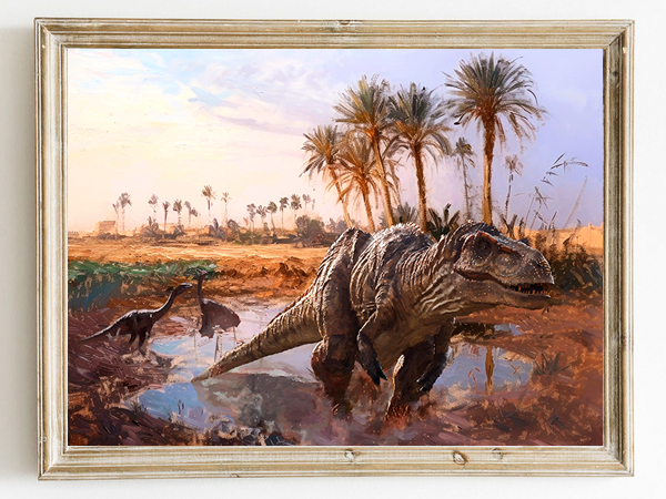 Desert Tyrannosaurus Painting