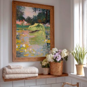 Bathroom Wall Kids Art