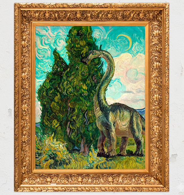 Van Gogh Dinosaur